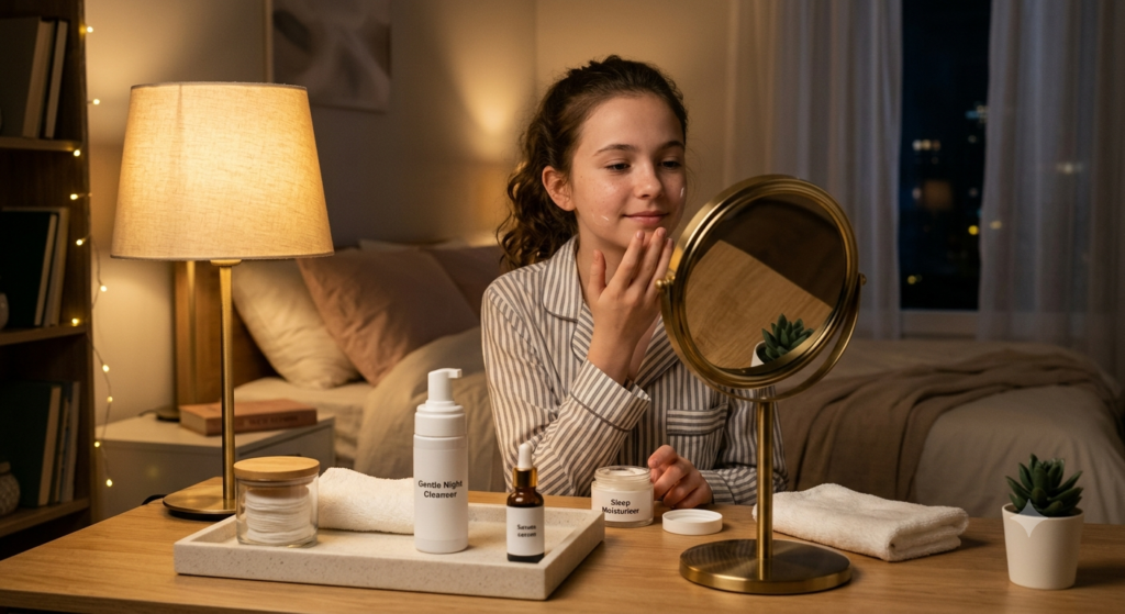 skincare routine for 13 year olds