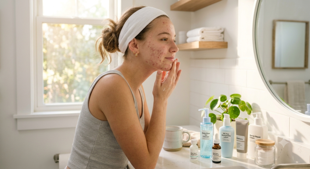 morning skincare routine for teens