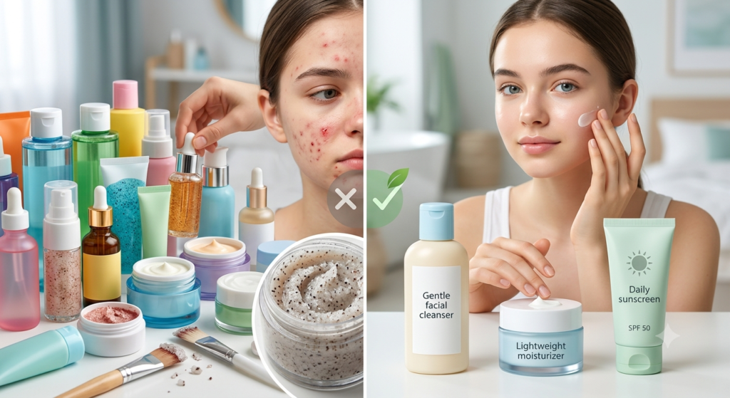 skincare routine for 13 year olds