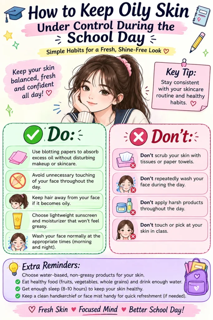 skincare for oily skin teens