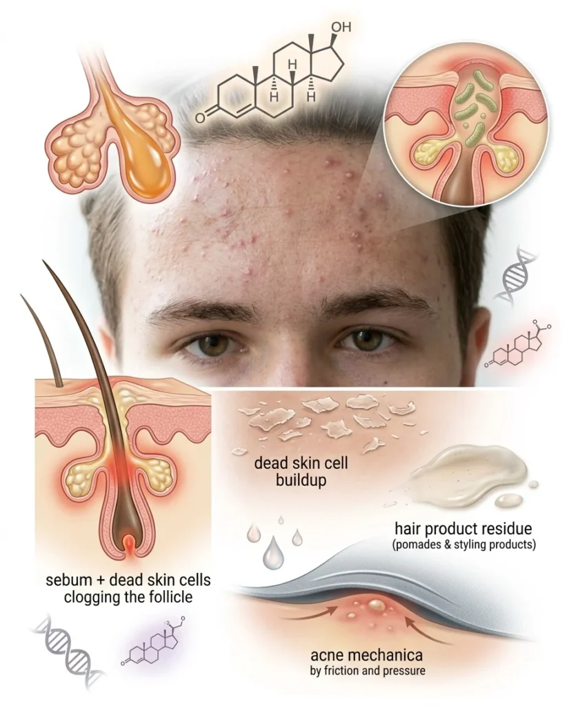 forehead acne treatment
