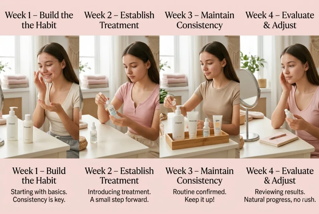 acne skincare routine for teens
