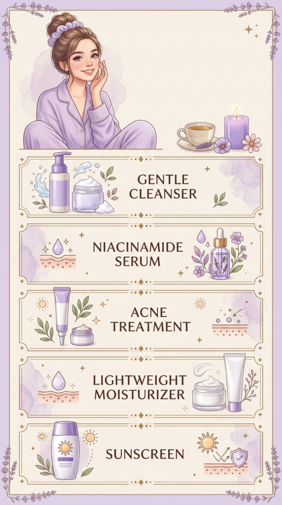 skincare routine for clear skin