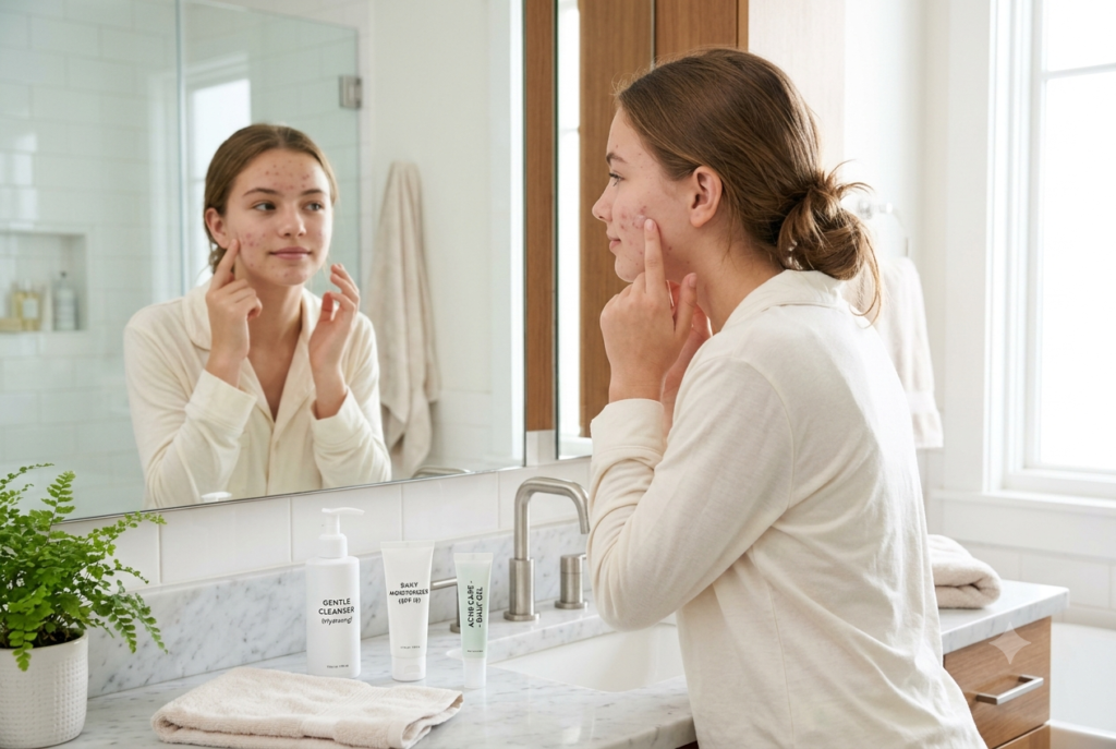 skincare routine for beginners teenage girl