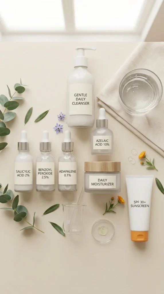 acne prone skin routine