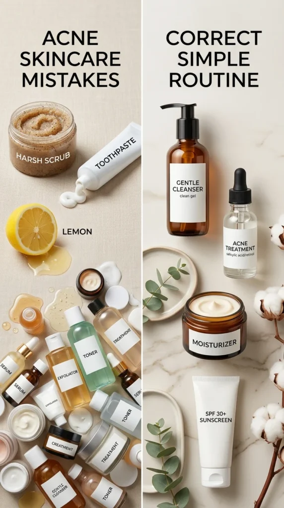 acne prone skin routine
