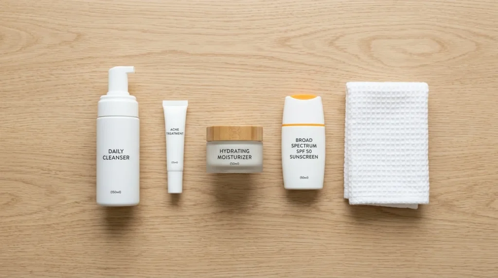 forehead acne treatment