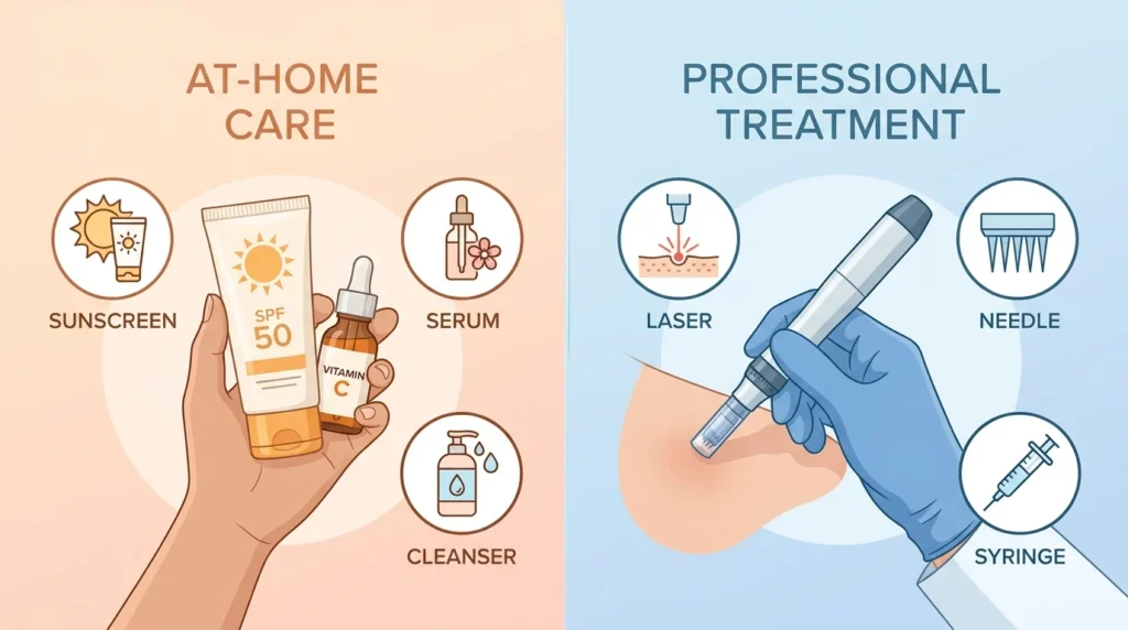 acne scars treatment at home