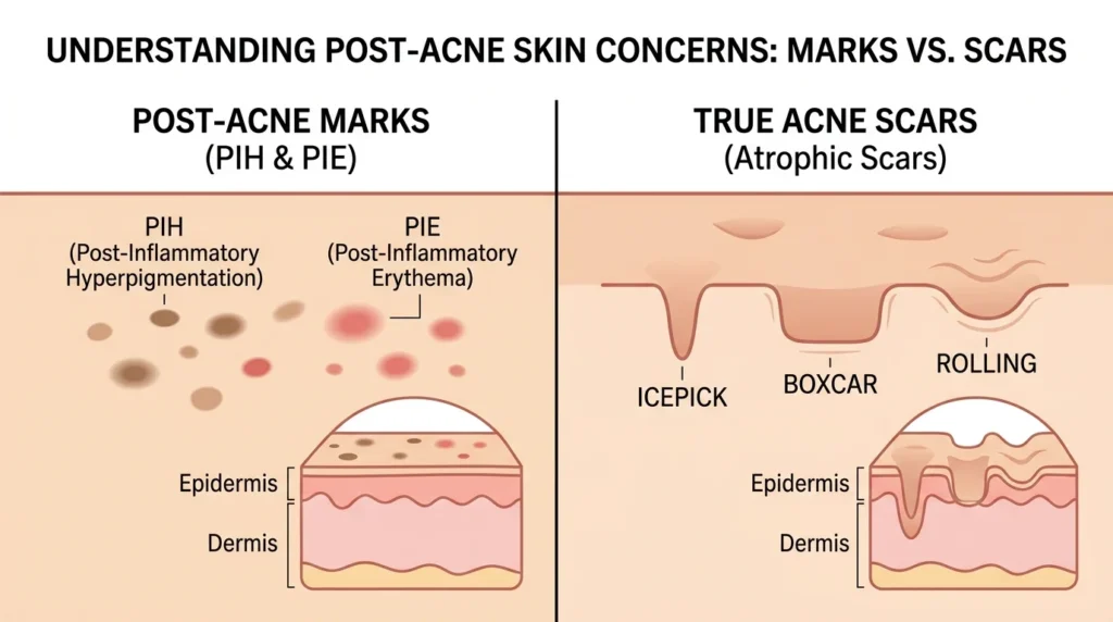 acne scars treatment at home