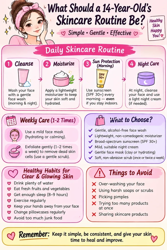 oily skin routine for teenagers