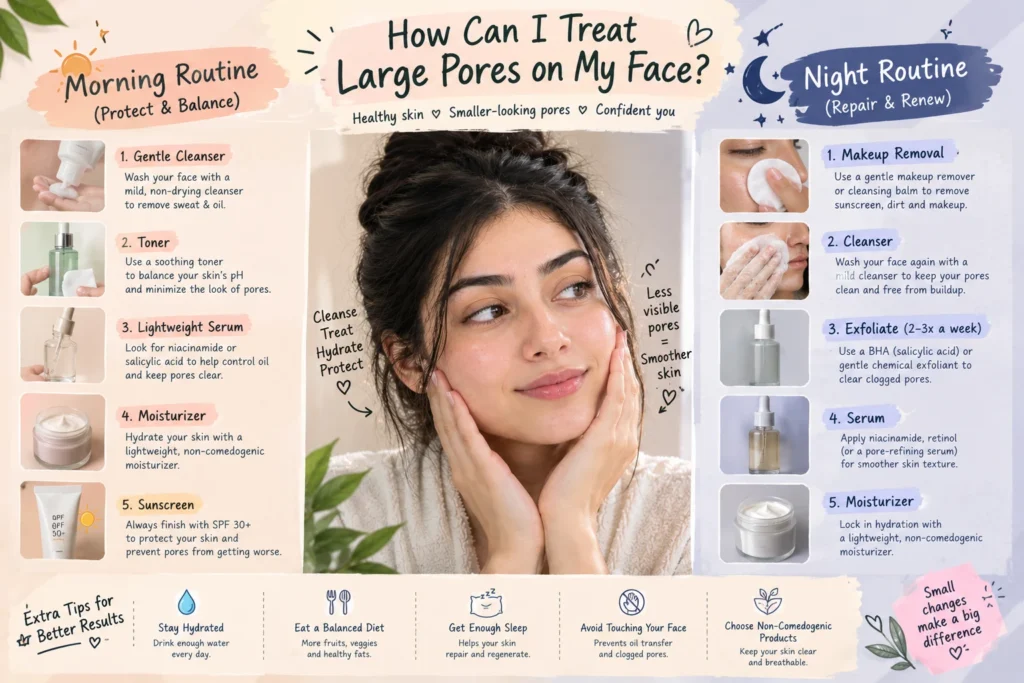 large pores treatment