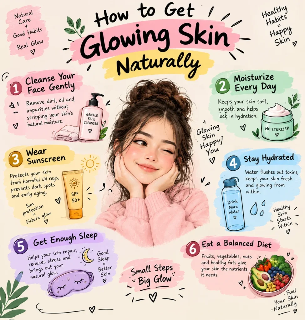 how to get glowing skin