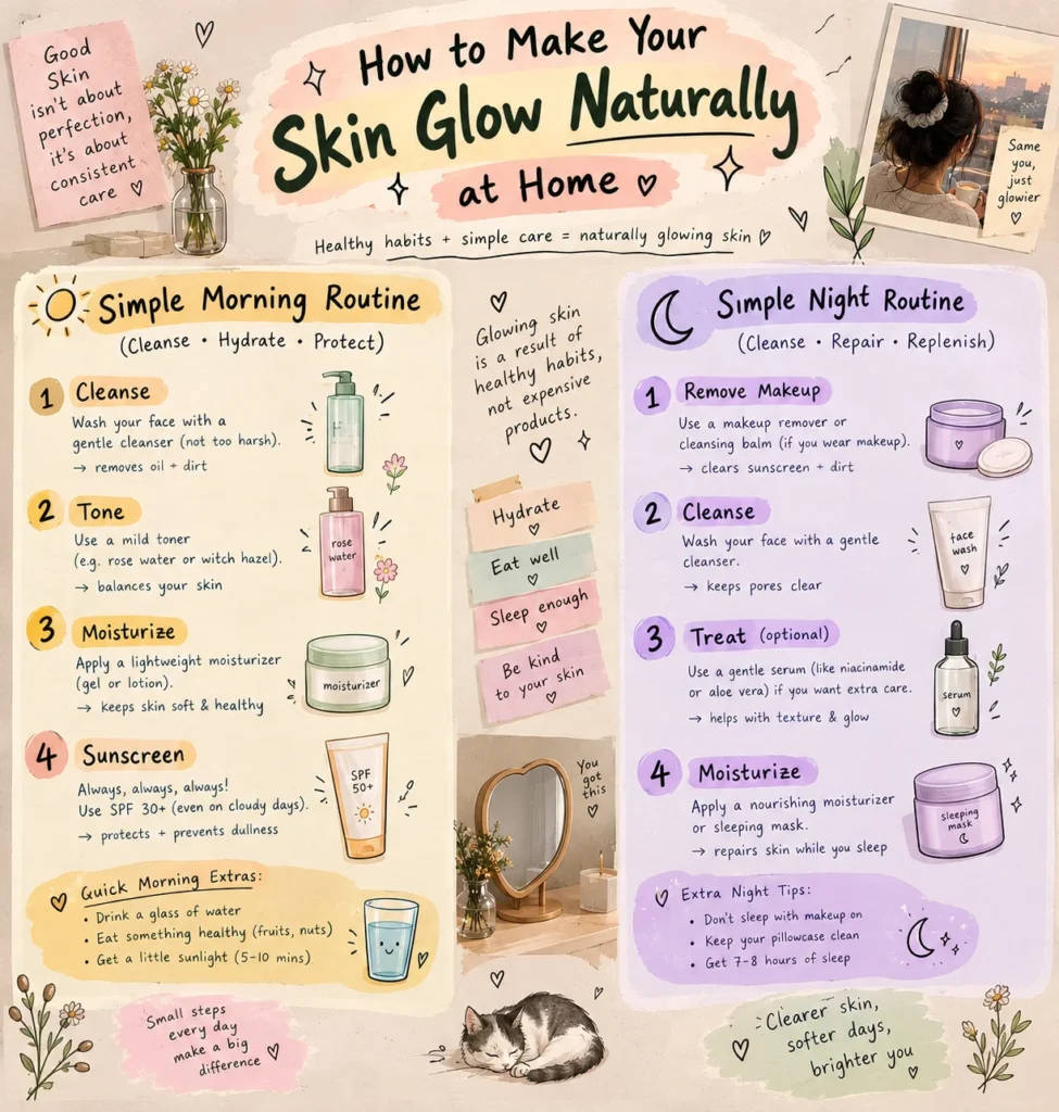 how to get glowing skin