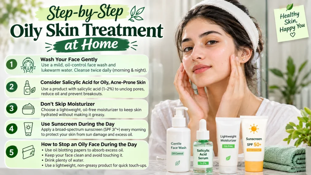 oily skin treatment at home