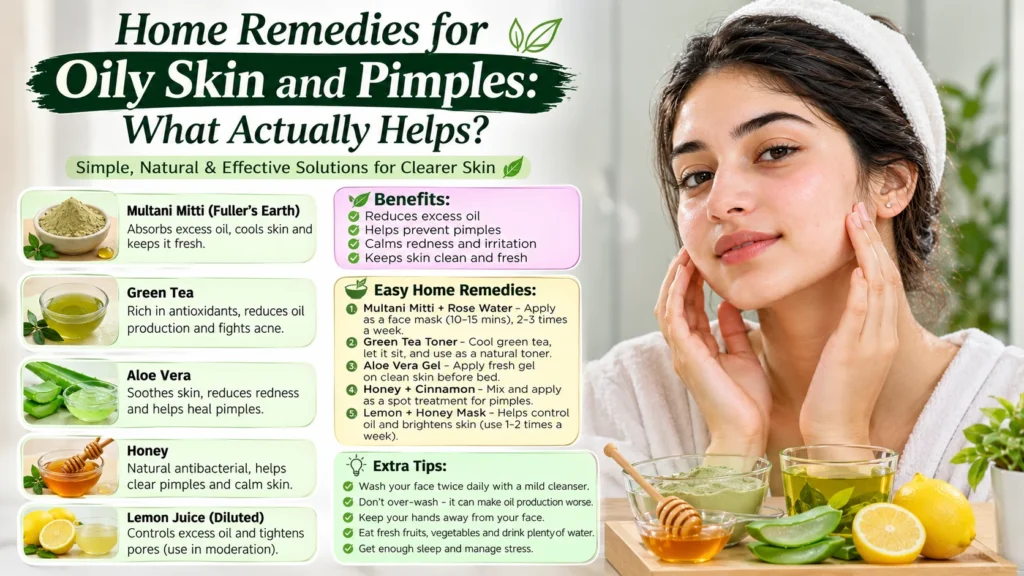oily skin treatment at home
