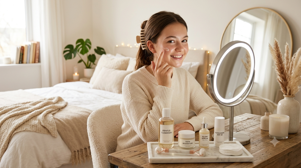 simple skincare routine for teens