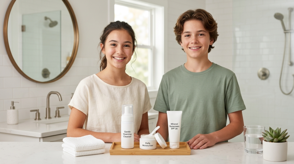 skincare routine for 13 year olds