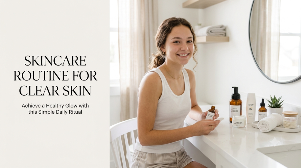 skincare routine for clear skin