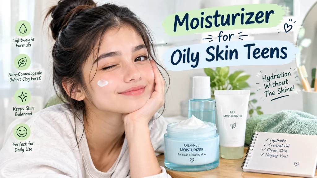 moisturizer for oily skin teens