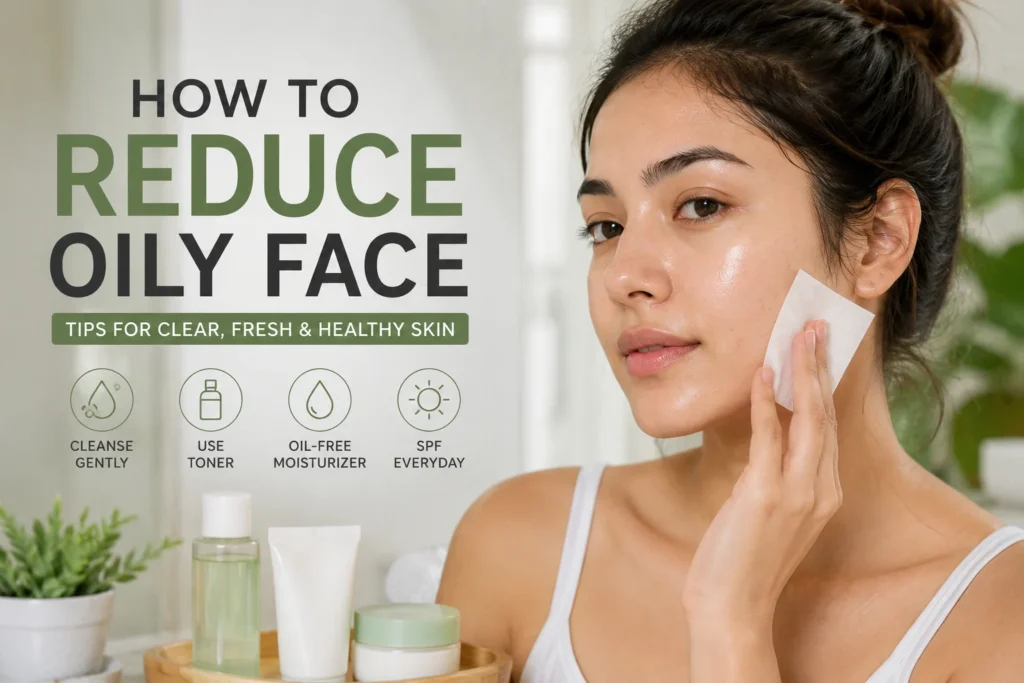 how to reduce oily face