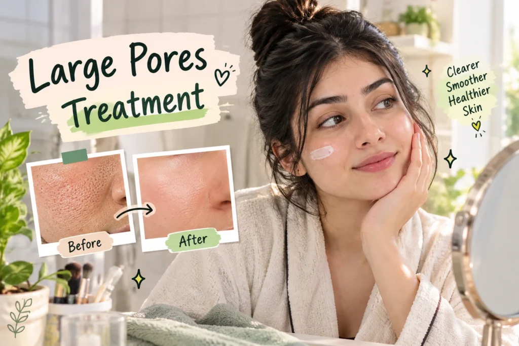 large pores treatment