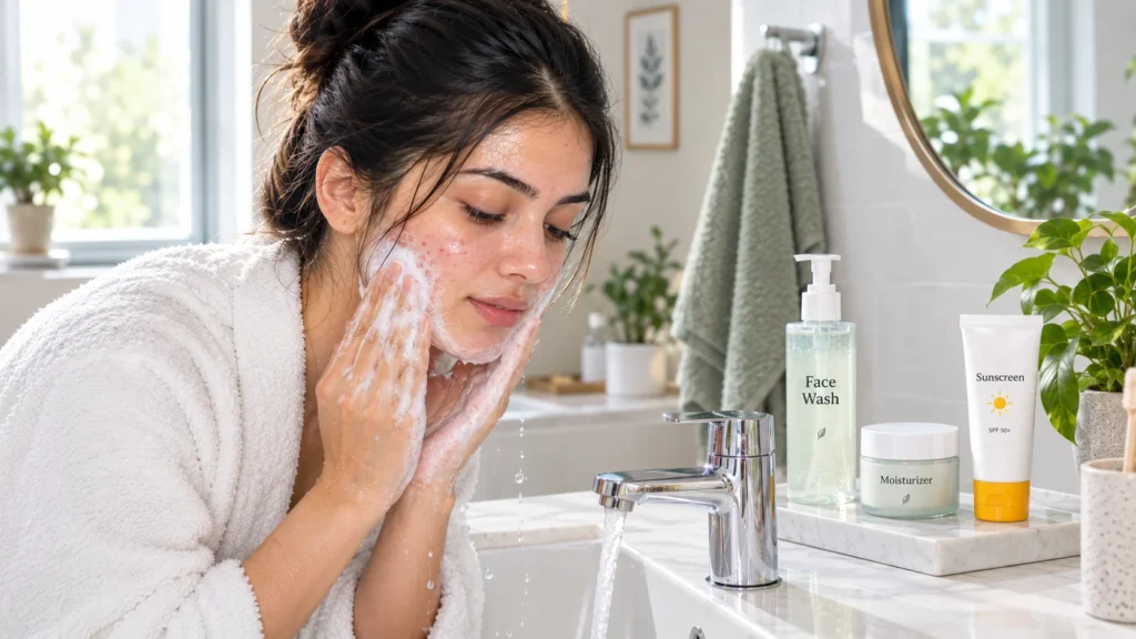 oily acne prone skincare