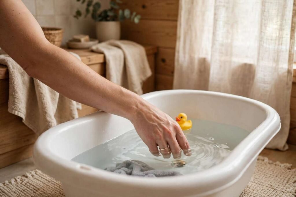 best bath temperature for babies