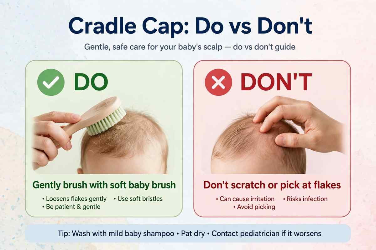 how to remove cradle cap safely