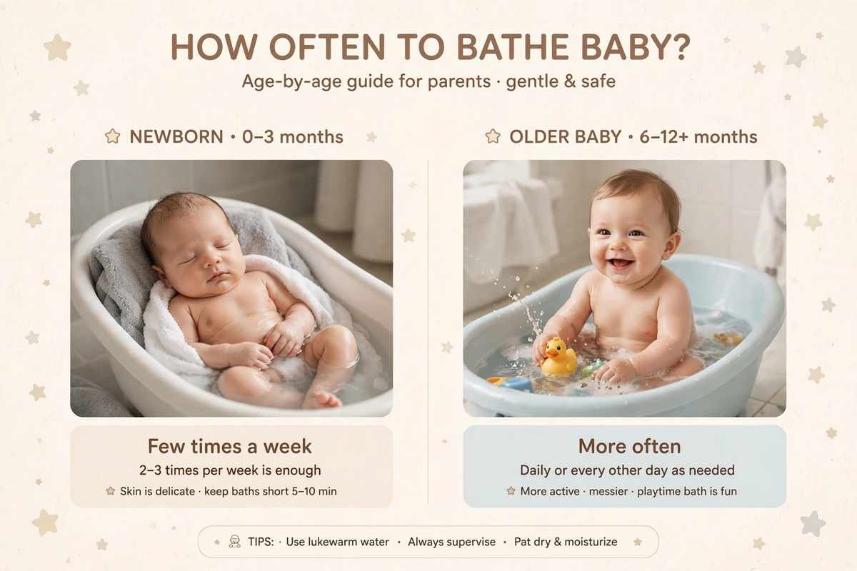 how often should i bathe my baby