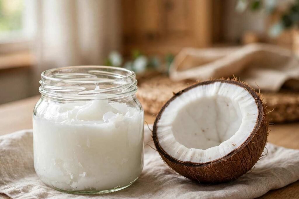 is coconut oil safe for baby skin