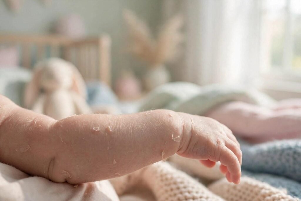 is newborn skin peeling normal